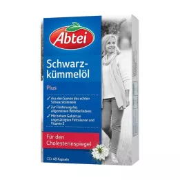 ABTEI Kapsler med svart spisskummenolje Plus, 48 kapsler