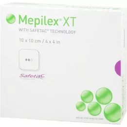MEPILEX XT 10x10 cm skumbandasje, 5 stk