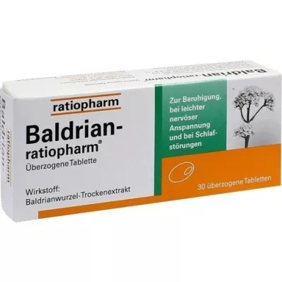 BALDRIAN-RATIOPHARM Belagte tabletter, 30 stk