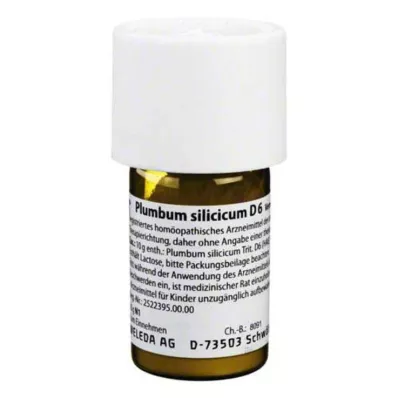 Plumbum silicicum D 6 Triturering, 20 g