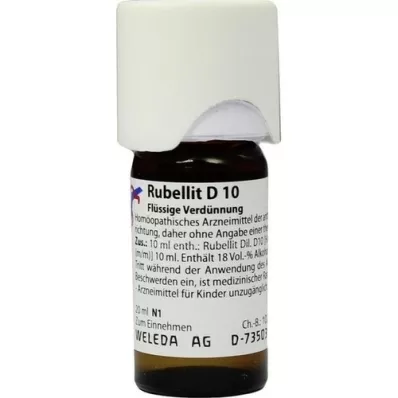 RUBELLIT D 10 Fortynning, 20 ml
