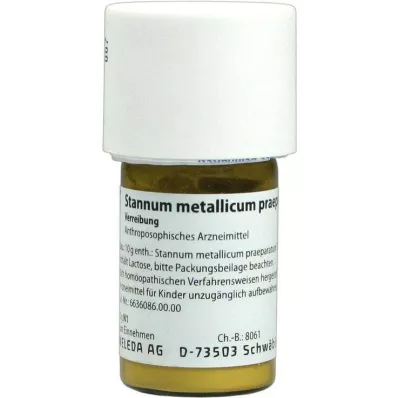 STANNUM METALLICUM praeparatum D 12 triturering, 20 g