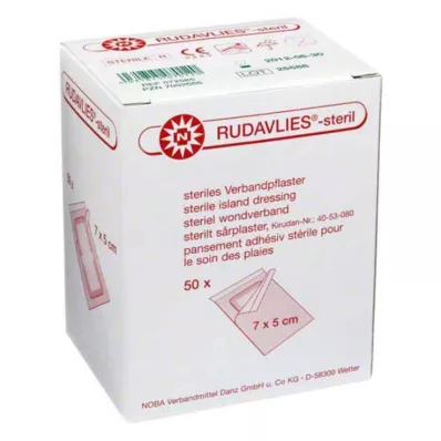 Rudavlies 7cmx5cm dressing pad, 50 stk Rudavlies 7cmx5cm dressing pad, 50 stk