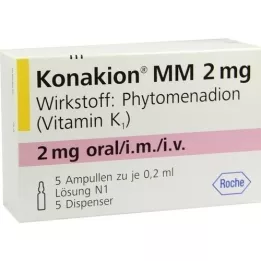 KONAKION MM 2 mg oppløsning, 5 stk