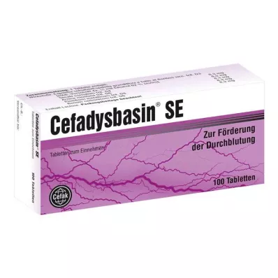 CEFADYSBASIN SE Tabletter, 100 stk CEFADYSBASIN SE Tabletter, 100 stk