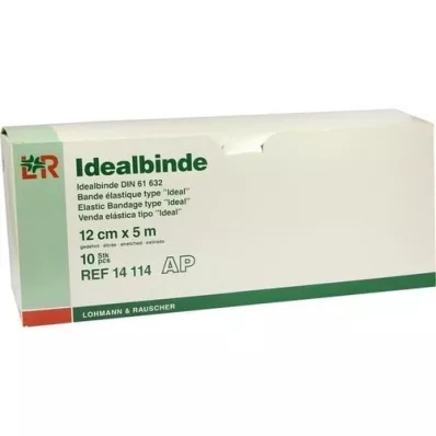 IDEALBINDE Lohmann 12 cmx5 m. løkke, 10 stk