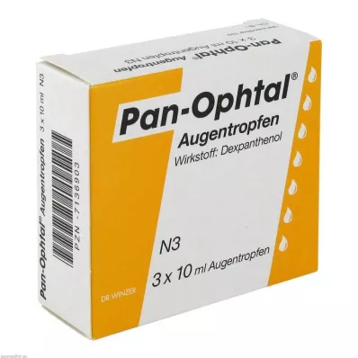 Pan Oftalm øyedråper, 3x10 ml Pan Oftalm øyedråper, 3x10 ml
