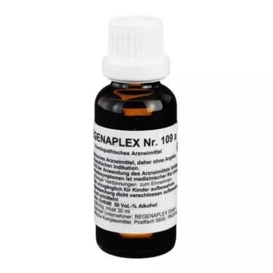 REGENAPLEX Nr. 109 a dråper, 30 ml REGENAPLEX Nr. 109 a dråper, 30 ml