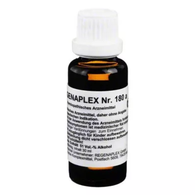 Regenaplex nr. 180 a dråper, 30 ml Regenaplex nr. 180 a dråper, 30 ml