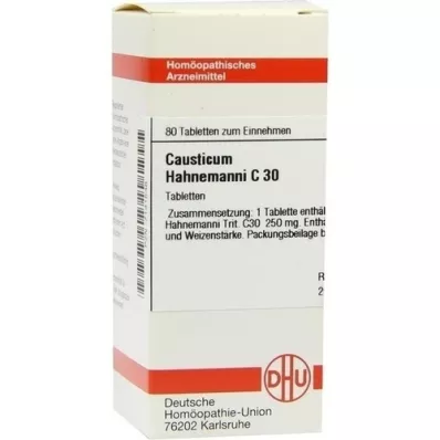 CAUSTICUM HAHNEMANNI C 30 tabletter, 80 stk