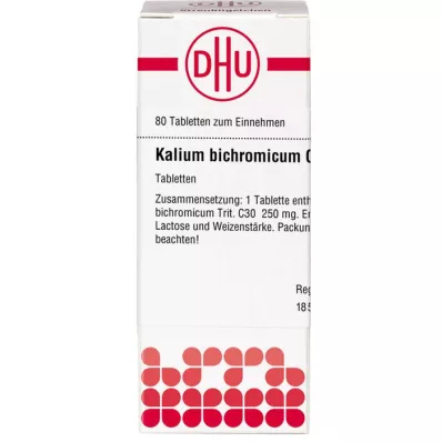 KALIUM BICHROMICUM C 30 tabletter, 80 stk