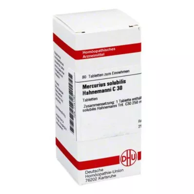 DHU Mercurius solubilis C 30 tablett, 80 stk DHU Mercurius solubilis C 30 tablett, 80 stk