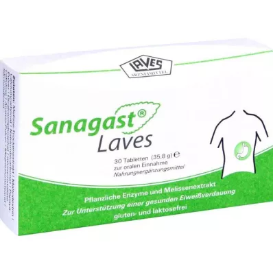 SANAGAST Laves tabletter, 30 stk SANAGAST Laves tabletter, 30 stk