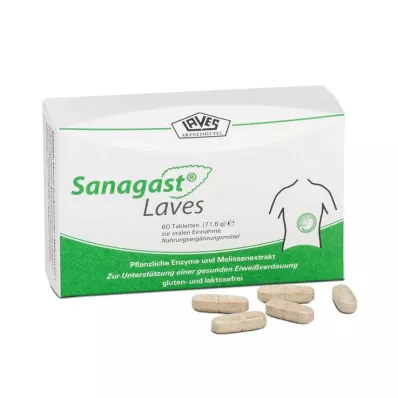 SANAGAST Laves tabletter, 60 stk SANAGAST Laves tabletter, 60 stk