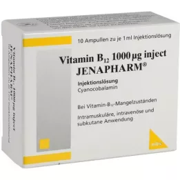 VITAMIN B12 1 000 μg Inject Jenapharm Ampuller, 10X1 ml