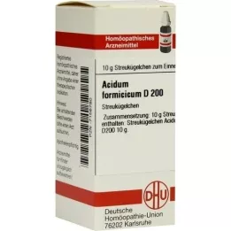 ACIDUM FORMICICUM D 200 globuler, 10 g