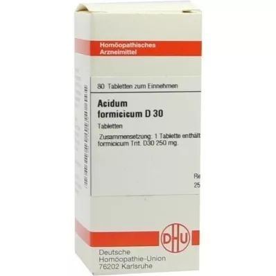 ACIDUM FORMICICUM D 30 tabletter, 80 stk