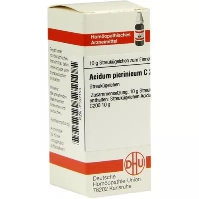 ACIDUM PICRINICUM C 200 globuler, 10 g