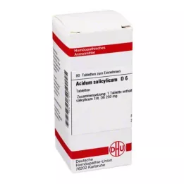 DHU Acidum salicylicum D 6 tabletter, 80 stk