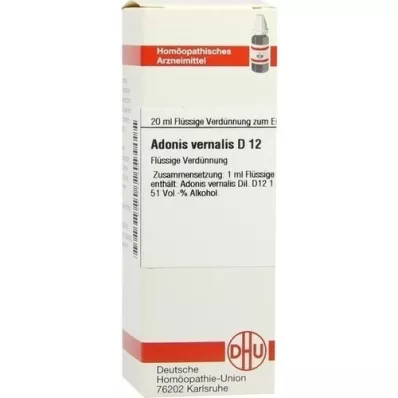 ADONIS VERNALIS D 12 Fortynning, 20 ml