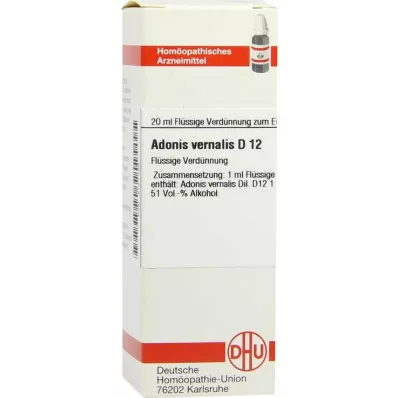 ADONIS VERNALIS D 12 Fortynning, 20 ml ADONIS VERNALIS D 12 Fortynning, 20 ml