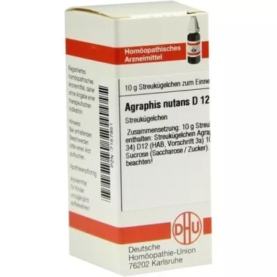 AGRAPHIS NUTANS D 12 globuler, 10 g