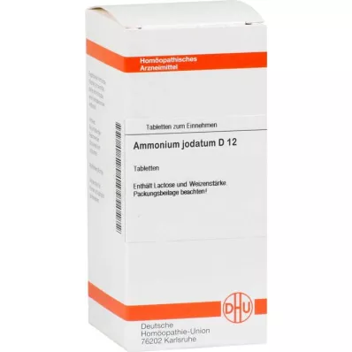 AMMONIUM JODATUM D 12 tabletter, 80 stk AMMONIUM JODATUM D 12 tabletter, 80 stk