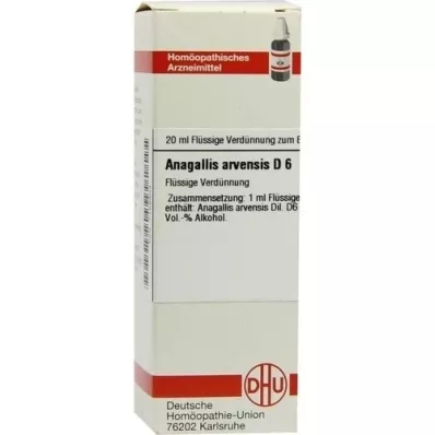ANAGALLIS ARVENSIS D 6 Fortynning, 20 ml