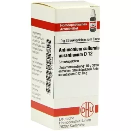 ANTIMONIUM SULFURATUM aurantiacum D 12 kuler, 10 g