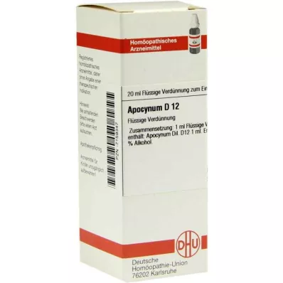 APOCYNUM D 12 Fortynning, 20 ml APOCYNUM D 12 Fortynning, 20 ml