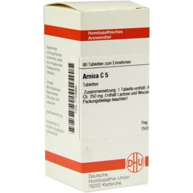 ARNICA C 5 tabletter, 80 stk