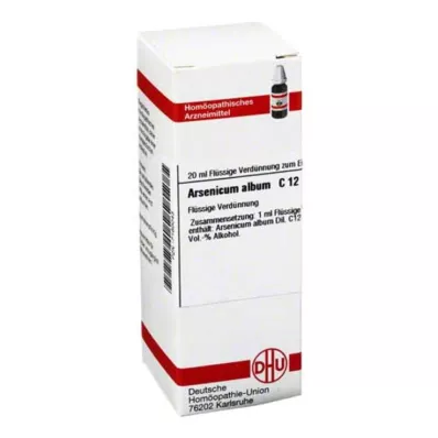 ARSENICUM ALBUM C 12 Fortynning, 20 ml ARSENICUM ALBUM C 12 Fortynning, 20 ml