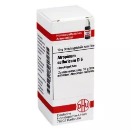 ATROPINUM SULFURICUM D 6 globuli, 10 g