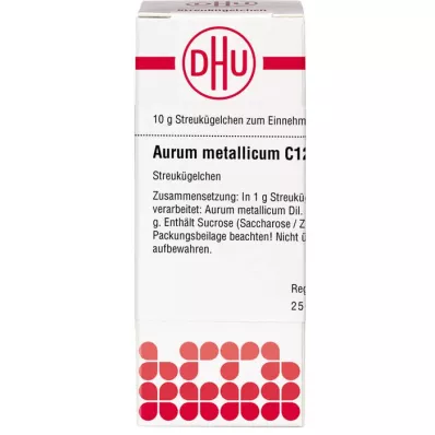 AURUM METALLICUM C 12 kuler, 10 g