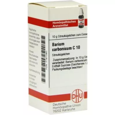 BARIUM CARBONICUM C 10 globuler, 10 g BARIUM CARBONICUM C 10 globuler, 10 g