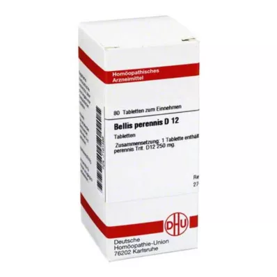 BELLIS PERENNIS D 12 tabletter, 80 stk BELLIS PERENNIS D 12 tabletter, 80 stk