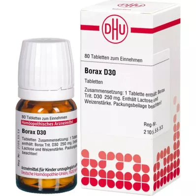 BORAX D 30 tabletter, 80 stk