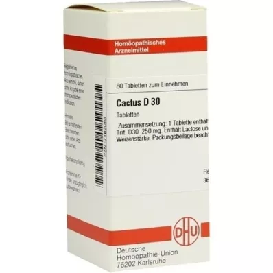CACTUS D 30 tabletter, 80 stk