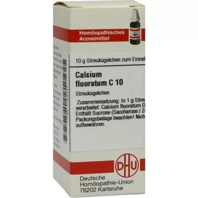 CALCIUM FLUORATUM C 10 globuler, 10 g