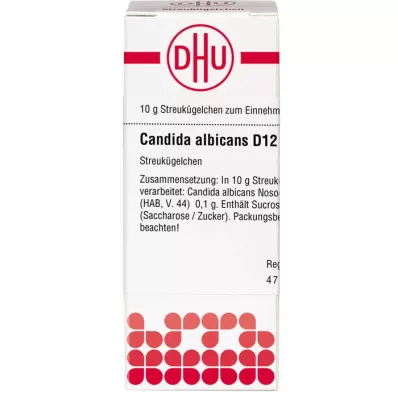 CANDIDA ALBICANS D 12 globuler, 10 g