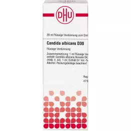 CANDIDA ALBICANS D 30 Fortynning, 20 ml