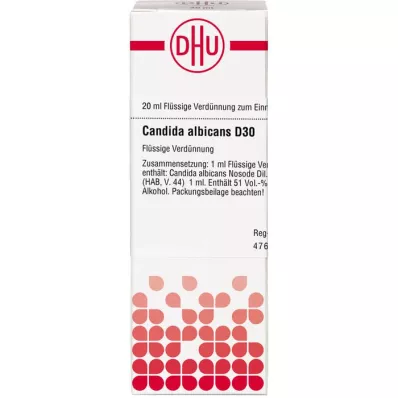CANDIDA ALBICANS D 30 Fortynning, 20 ml