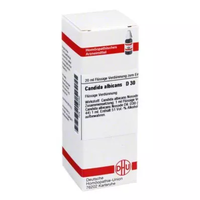 CANDIDA ALBICANS D 30 Fortynning, 20 ml