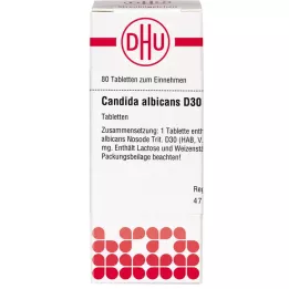 CANDIDA ALBICANS D 30 tabletter, 80 stk