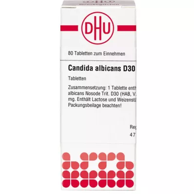 CANDIDA ALBICANS D 30 tabletter, 80 stk