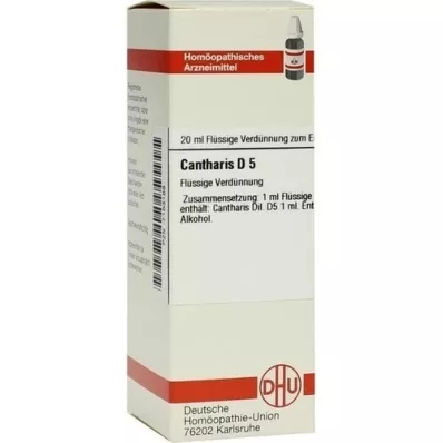 CANTHARIS D 5 fortynning, 20 ml