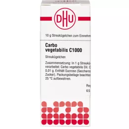 CARBO VEGETABILIS C 1000 globuler, 10 g