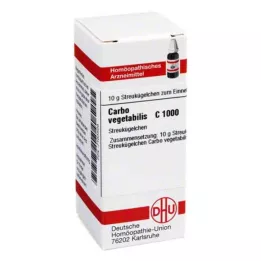 CARBO VEGETABILIS C 1000 globuler, 10 g