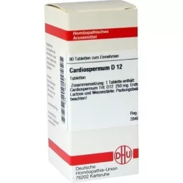 CARDIOSPERMUM D 12 tabletter, 80 stk