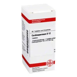 CARDIOSPERMUM D 12 tabletter, 80 stk